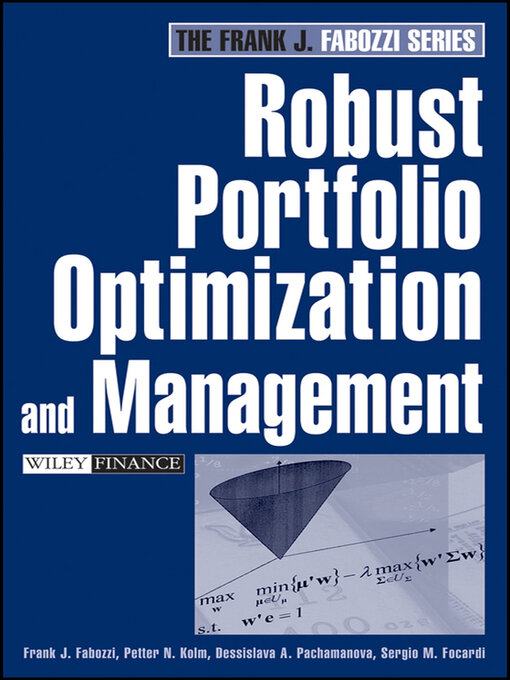 Title details for Robust Portfolio Optimization and Management by Frank J. Fabozzi - Available